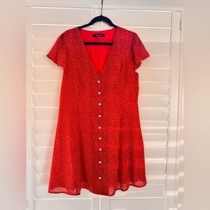 Sugar Lips Red Polka Dot Dress